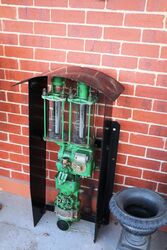 Antique Hardoll Wall Mount Manual Petrol Pump