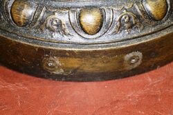 Large Antique Spelter Cavalier Figure Lamp 