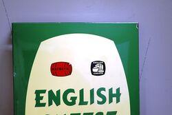 Near Mint English Cheese Bar Enamel Advertising Sign 