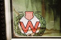 Edwardian Framed and Glazed Shop Advertising Print