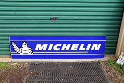 Genuine Michelin New Old Stock Alloy Sign 