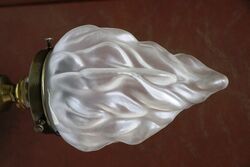 Art Deco Amber Glass Figural Table Lamp 