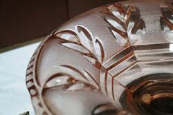 Art Deco Cambridge Glass Bashful Charlotte Float Bowl 
