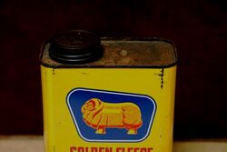 Vintage Golden Fleece Quart Duo Grade 3040 Oil Tin 