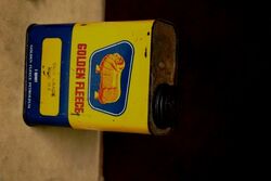 Vintage Golden Fleece Quart Duo Grade 3040 Oil Tin 