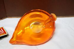 Retro Italian Murano Hand Blown Pink Glass Swan Bowl 