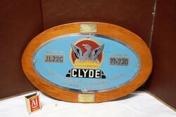 Genuine Clyde Factory Plaque for Engine No NJ3  The Ghan  