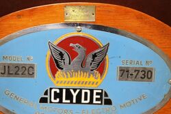 Genuine Clyde Factory Plaque for Engine No NJ3  The Ghan  