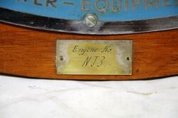 Genuine Clyde Factory Plaque for Engine No NJ3  The Ghan  