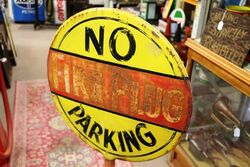 Early Vintage Geelong City Council Lolly Pop Double Sign  