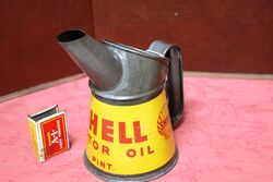 Stunning 1948 Shell Motor Oil JugPourer 