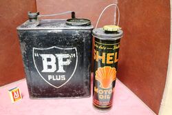 Vintage 1932 BPShell  SHELLMEX  2 gal Running Board Fuel Can 