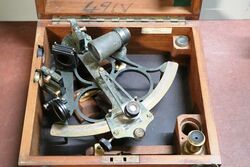 Vintage Heath and Co Hezzanith Sextant Certified 1944 