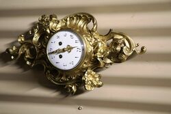 Stunning Gilt Bronze French Cartel Clock 