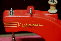 Vintage Vulcan Minor Metal Childs Toy Sewing Machine 