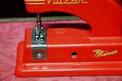 Vintage Vulcan Minor Metal Childs Toy Sewing Machine 