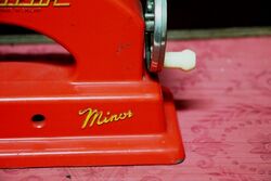 Vintage Vulcan Minor Metal Childs Toy Sewing Machine 