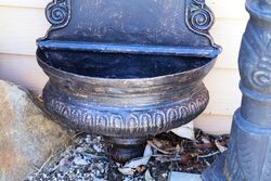 Medium Size Cast Iron Wall Fountain