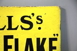 Vintage Willand39s Gold Flake Cigarettes Double Sided Enamel Sign 