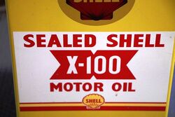 Vintage Shell X100 Hi Boy Oil Dispenser 