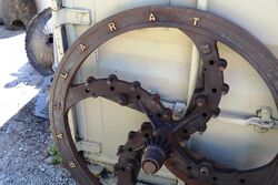 Antique Garden Jewellery Chaff Cutter Wheel