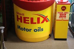 Huge Classic Shell HELIX Motor Oil Bottle Shape Oil Tank