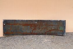 Vintage Willsand39s Woodbines Strip Enamel Advertising Sign