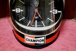 Spendia Paris Champion Helmet Wall Clock Retailers Display 