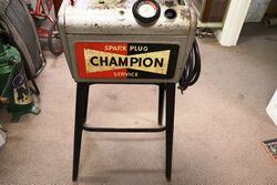 Vintage Champion Spark Plug CleanerTester on Stand 
