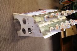 Genuine Vintage Mobiloil 10 Oil Bottle Rack 