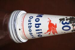 Genuine Vintage Mobiloil 10 Oil Bottle Rack 
