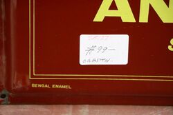 Classic Binny+96s Cotswol + Angola Sold Here Enamel Sign