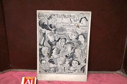 1936 Gallery First Nighters Club Signed Menu Lawrence Olivier 