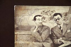 1936 Gallery First Nighters Club Signed Menu  Stanley Lupino  