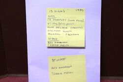1939 Gallery First Nighters Club Signed Menu Rex Harrison 