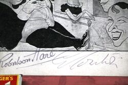 1938 Gallery First Nighters Club Signed Menu Flora Robson