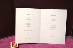 1934 Gallery First Nighters Club Signed Menu The Dare Sisters  
