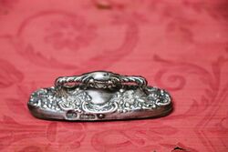 Antique Birmingham Silver  1904  Nail Buffer 
