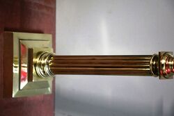 Victorian Oil Lamp Ruby Font and Ruby Etched Shade 
