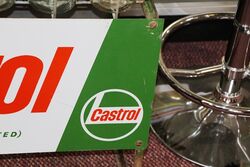 Original Castrol Screen Printed 12 Bottle Motor Oil Rack 