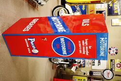 Vintage Priceand39s Motorine Motor Oil 4gal Drum Storage Cabinet 