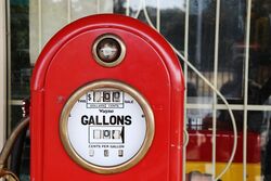 Vintage Wayne AS70 Bullseye Unrestored Petrol Pump