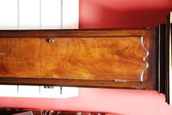 Vintage Mahogany Arched Dial Grandmother Clock 