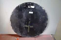 Vintage Dunlop Stock Round Enamel Advertising Sign 