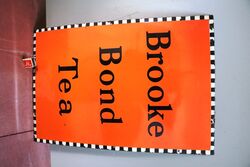 Vintage Brooke Bond Tea Enamel Advertising Sign 