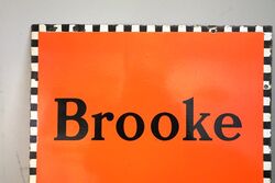Vintage Brooke Bond Tea Enamel Advertising Sign 