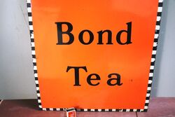 Vintage Brooke Bond Tea Enamel Advertising Sign 
