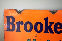Vintage Brooke Bond Dividend Tea Enamel Sign 