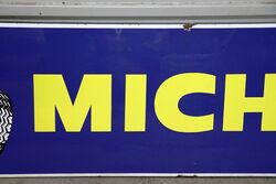 Genuine Michelin Bibendum Enamel Advertising sign 