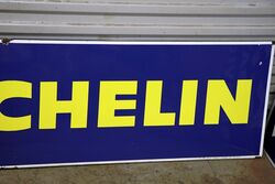 Genuine Michelin Bibendum Enamel Advertising sign 